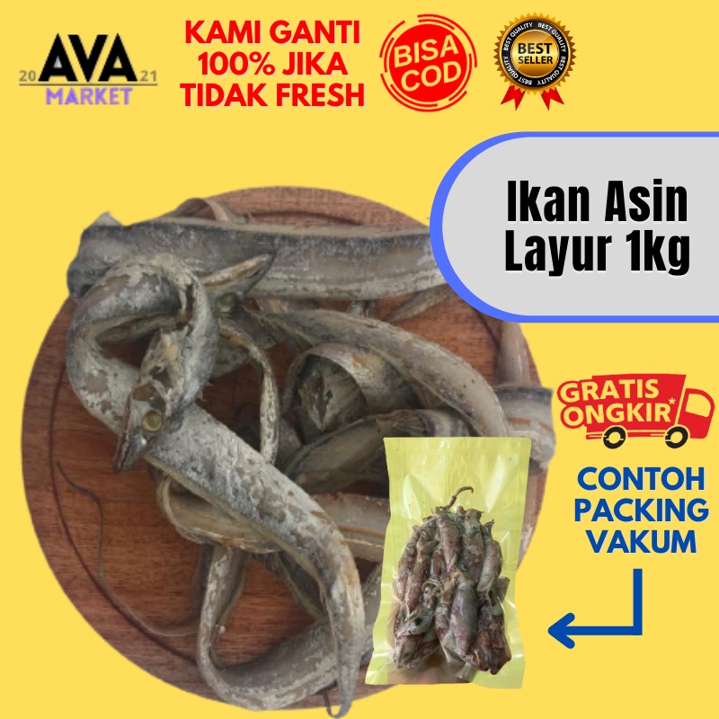 

Ikan Asin Layur Asin Kering Fresh 1 KG