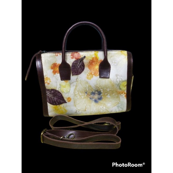 tas kulit ecoprint