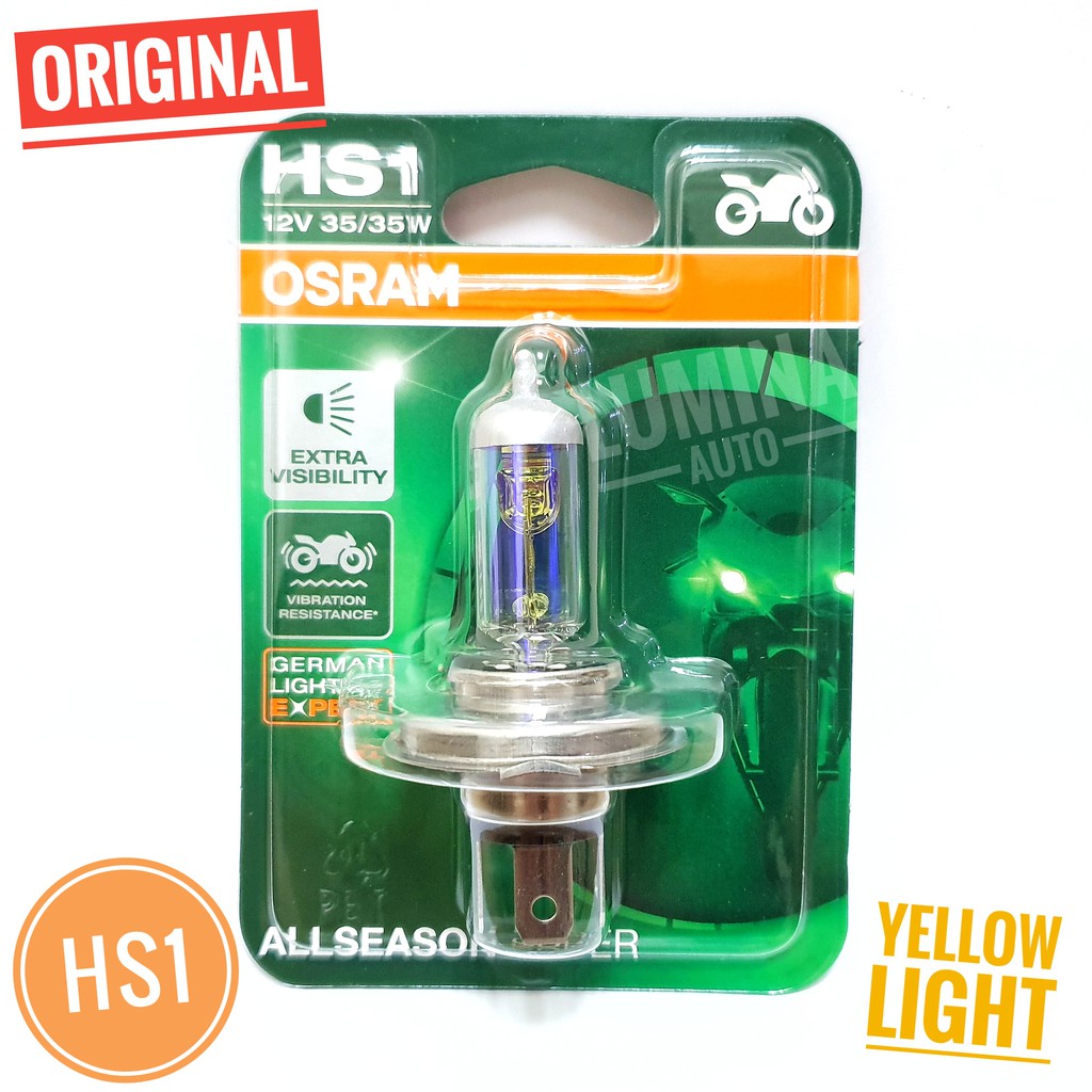Osram All Season HS1 35/35 Watt ( ALS / All Season Super ) - Lampu Motor Kuning Terang