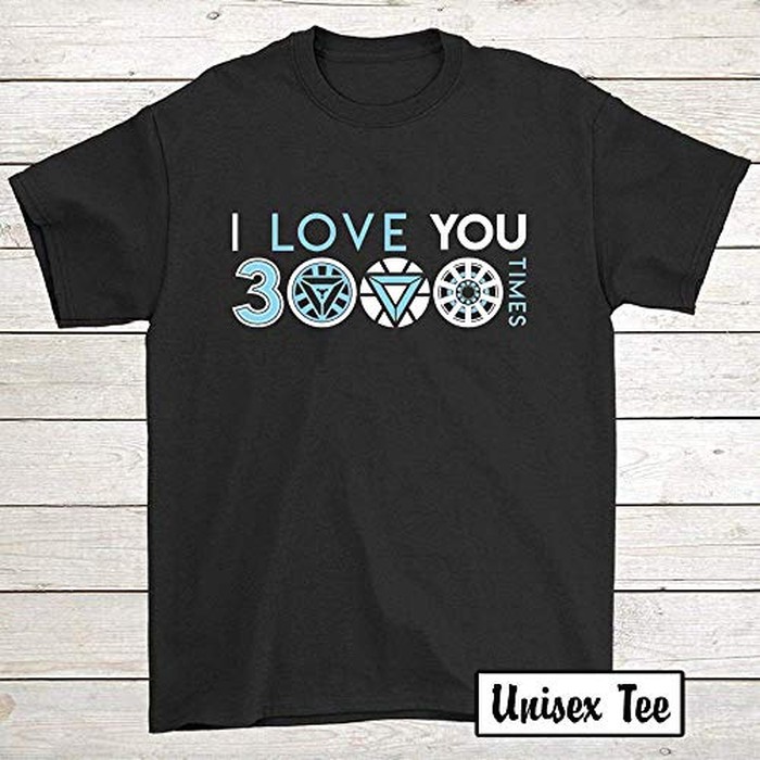 Tshirt Iron man Dad I love you 3000 time Murah  Baju Marvel End game