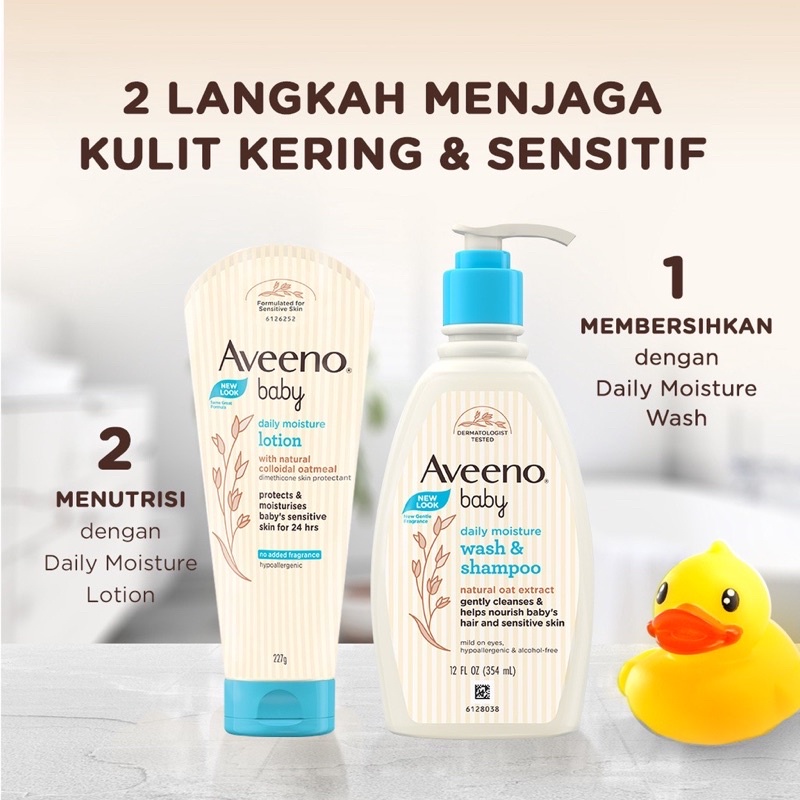 Aveeno Baby Daily Moisture Lotion - Lotion Bayi