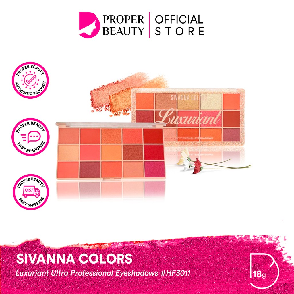 SIVANNA COLORS Luxuriant Ultra Professional Eyeshadows #HF3011 Thailand / Eyeshadow