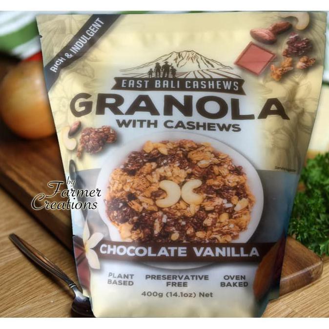 

Termurah! East Bali Cashews Granola Chocolate Vanilla 400Gr I Muesli I Sereal