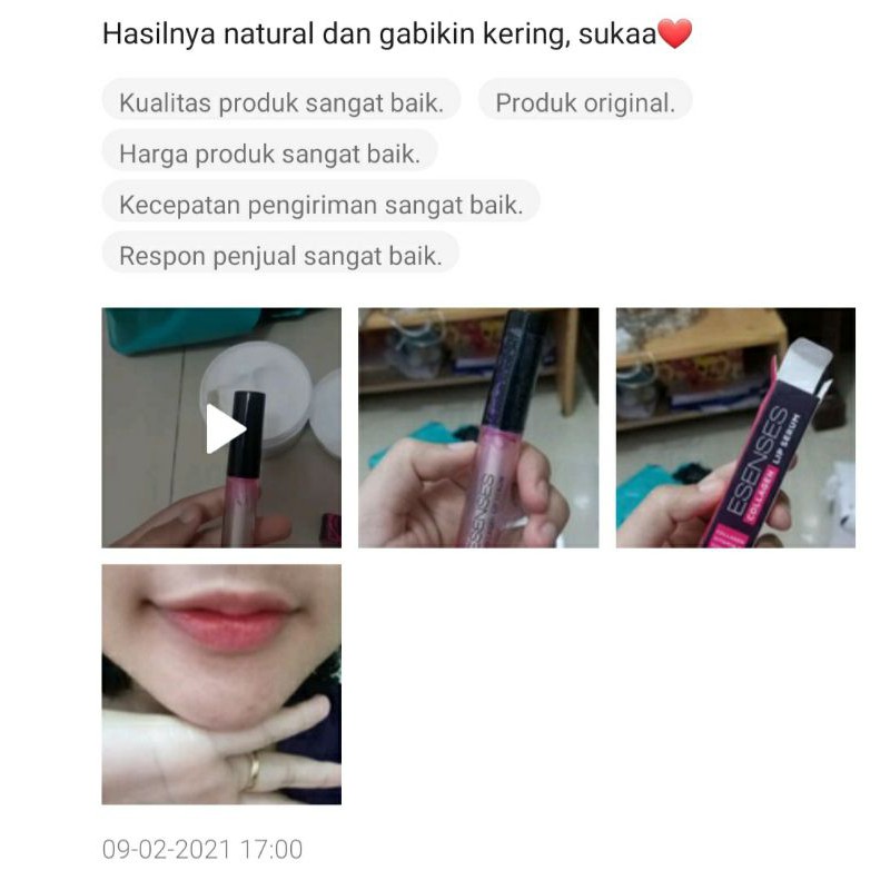 Collagen lip serum esenses