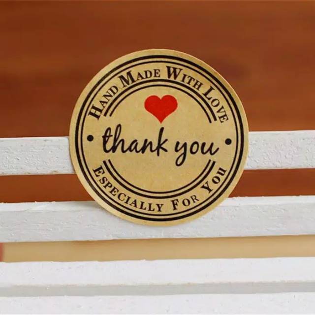 

Sticker Thank You / Label Sticker Thank You Custom By Request