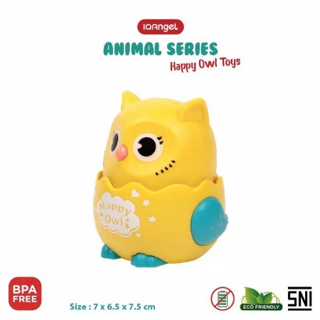 MAI600 IQANGEL MAINAN BISA JALAN HAPPY OWL TOYS IQA666