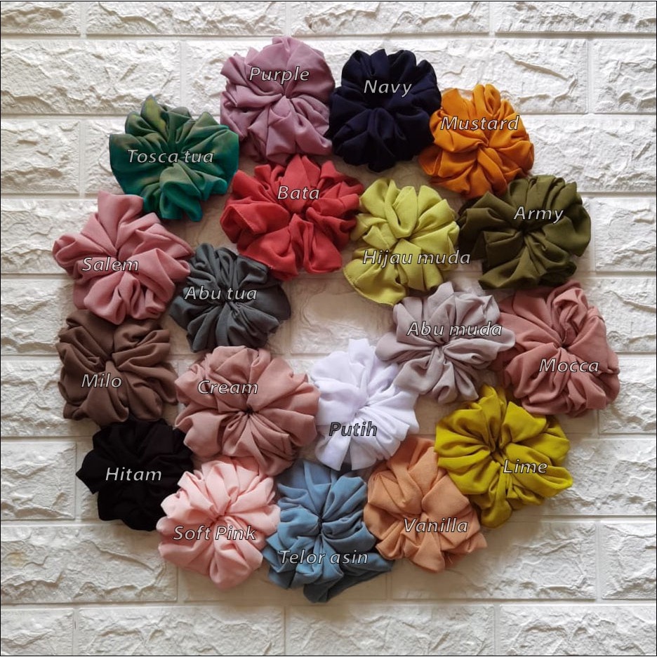 Scrunchie / Ikat Rambut / Kuncir Rambut  / Kunciran Hijab