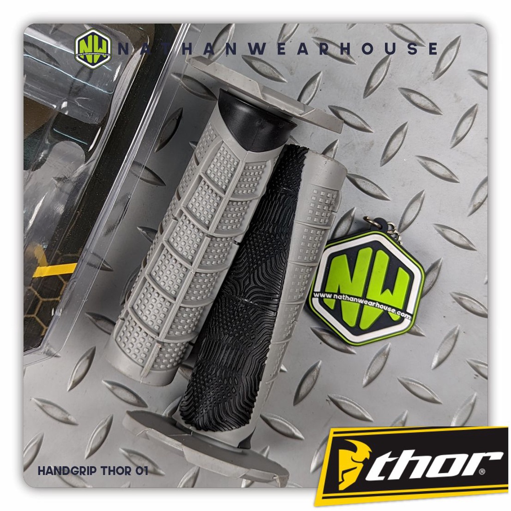 Handgrip HandFat Grip Sarung Gas Motor Thor Supermoto Trail Cross KTM KLX CRF