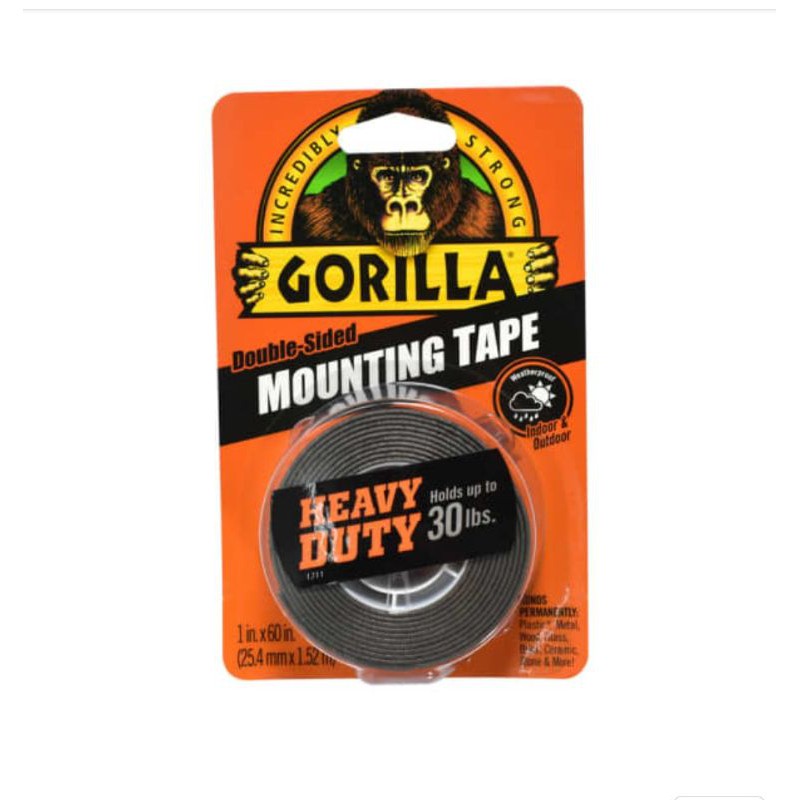 

Gorilla Double Tape Heavy Duty 2.5 Cm