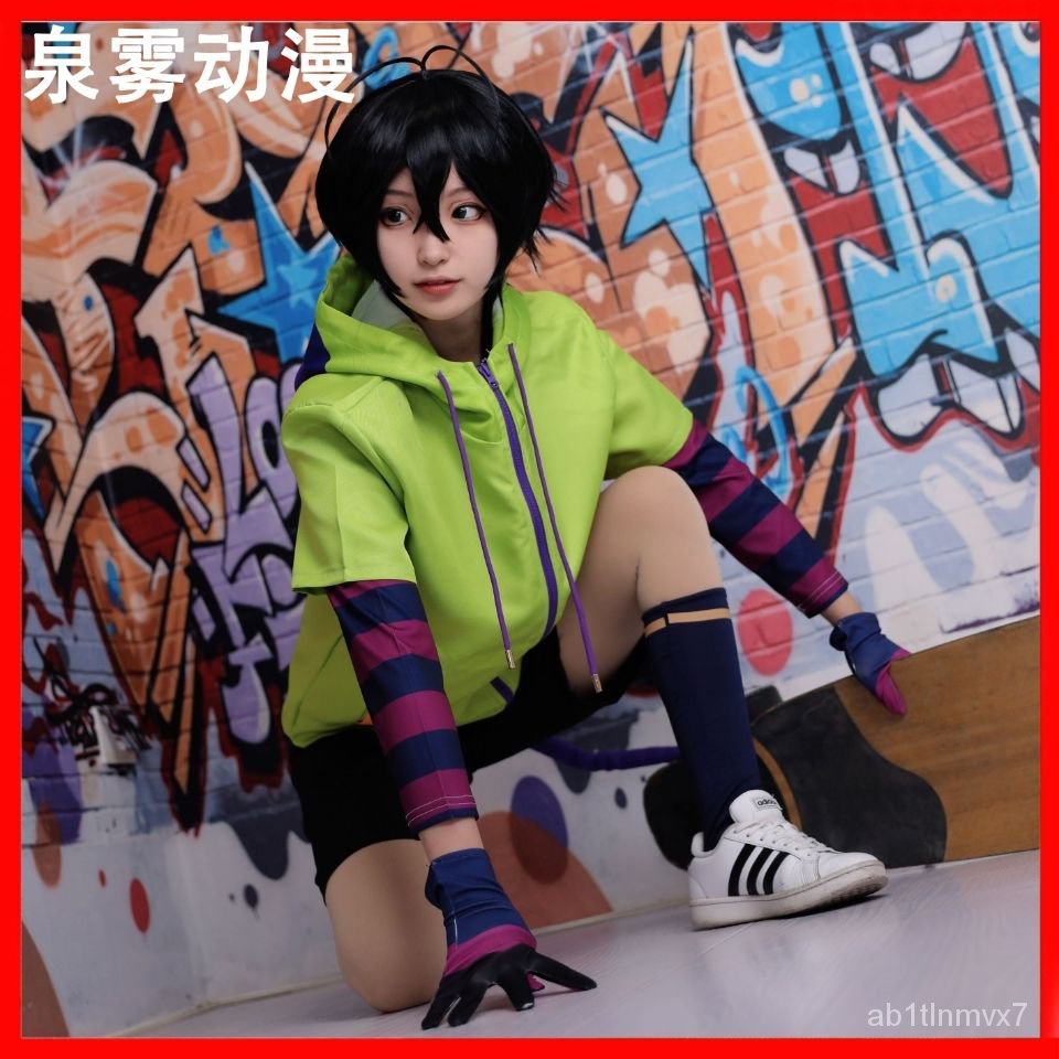 【MPID】Anime SK8 the Infinity Cosplay Costume Chinen Miya SK Eight Outfits Jacket Tail Gloves Chinen 