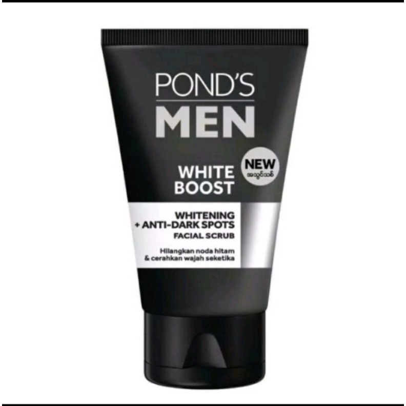 ponds men bright boost facial scrub 100 gr