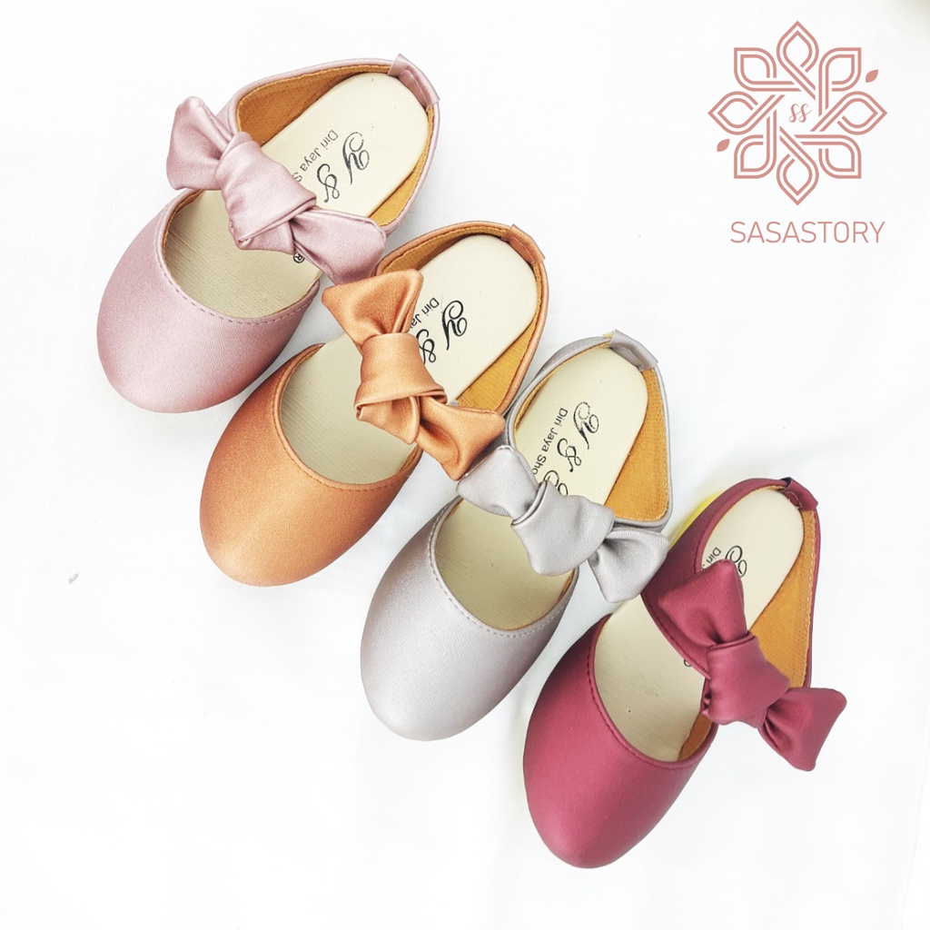 SEPATU SANDAL FLATSHOES BAPAU ANAK 1 2 3 TAHUN HA11