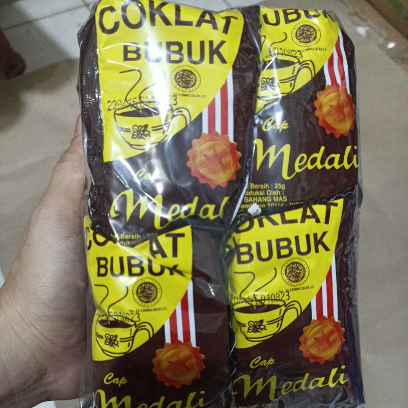 

Coklat Bubuk Medali 25gr/pcs