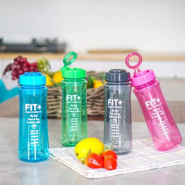 Fit Max Botol  Air Minum Untuk  Infus  Water  isi 700 ml 