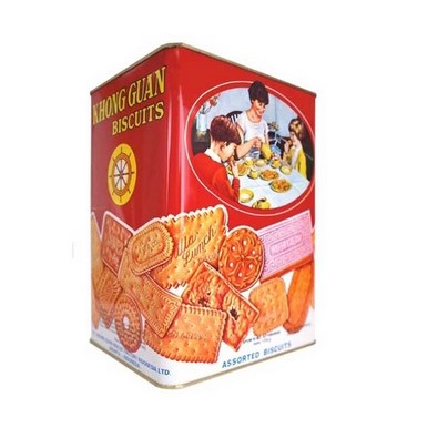 Khong guan 1600 gr kaleng persegi biskuit Kong guan 1600gr 1600 gram