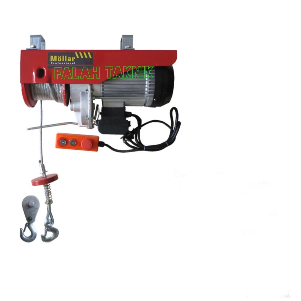 ELECTRIC HOIST 1200 KG 20 METER KATROL ELEKTRIK 1200KG 20METER MOLLAR