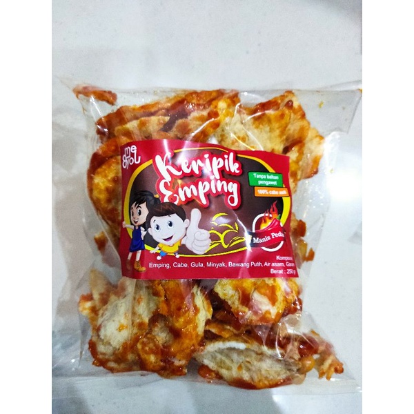 

Keripik Emping pedas manis / balado 250gr