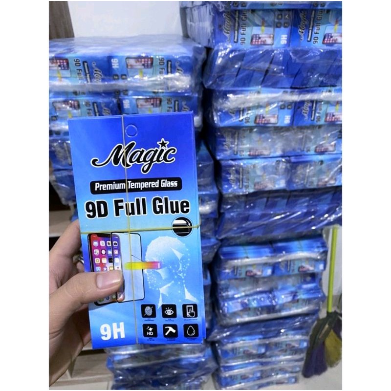 (100pcs 1KG) Packingan Kertas Tempel Glass Full Magic 9D Murah