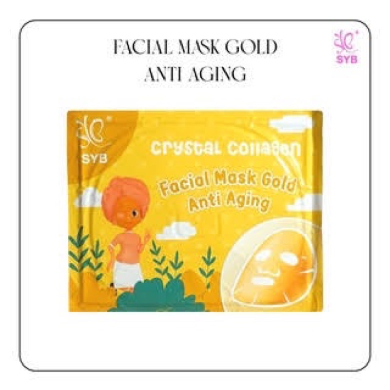 Syb masker Topeng bpom - Syb crystal mask transparant acne and anti aging