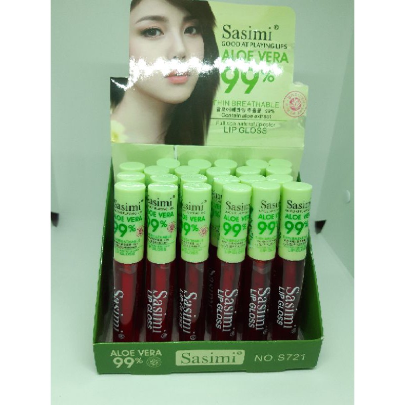 ( ecer ) LIP TINT SASIMI ALOE VERA 99% NO.S721 LIP GLOS LIP ORIGINAL