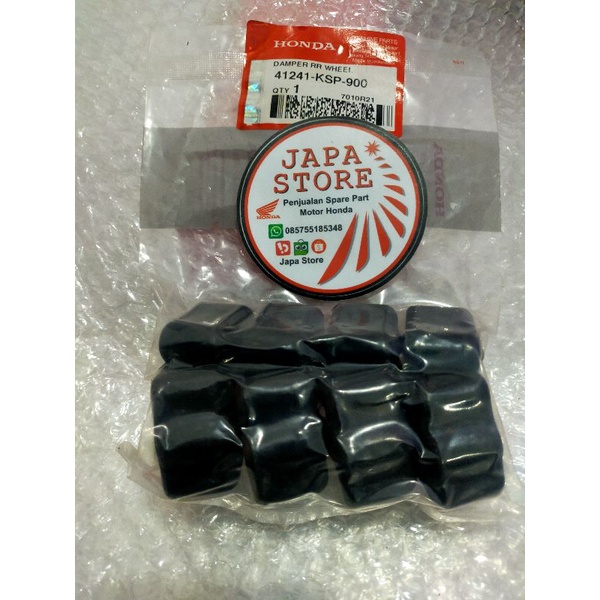 41241KSP900 KARET TROMOL BELAKANG MEGAPRO KARET TROMOL BELAKANG CB150R CB 150 R KARET TROMOL CBR150R