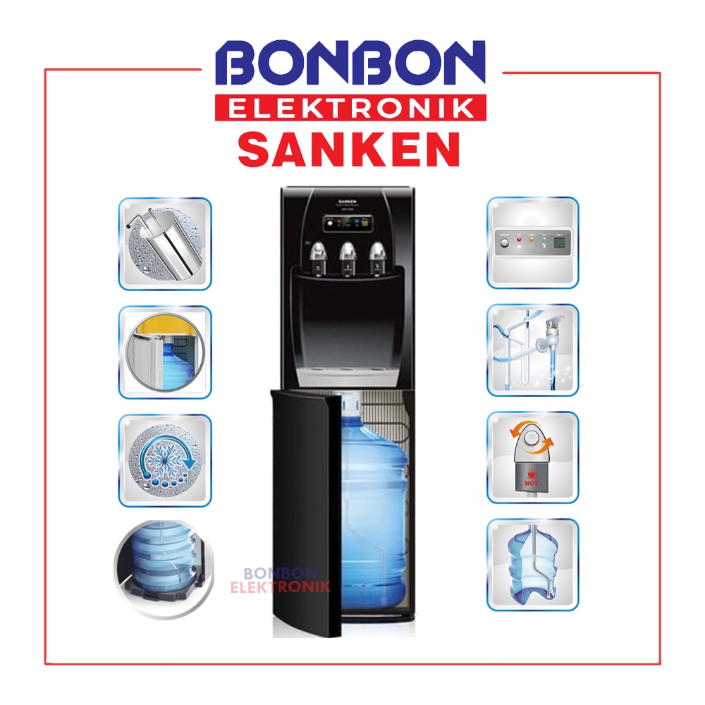 Sanken Dispenser Galon Bawah HWD-C500E / HWDC500E / HWD-C500-E