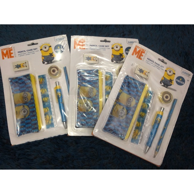 

Stationary Set despicable me minion-alat tulis set-peralatan tulis anak lengkap-pencil case set