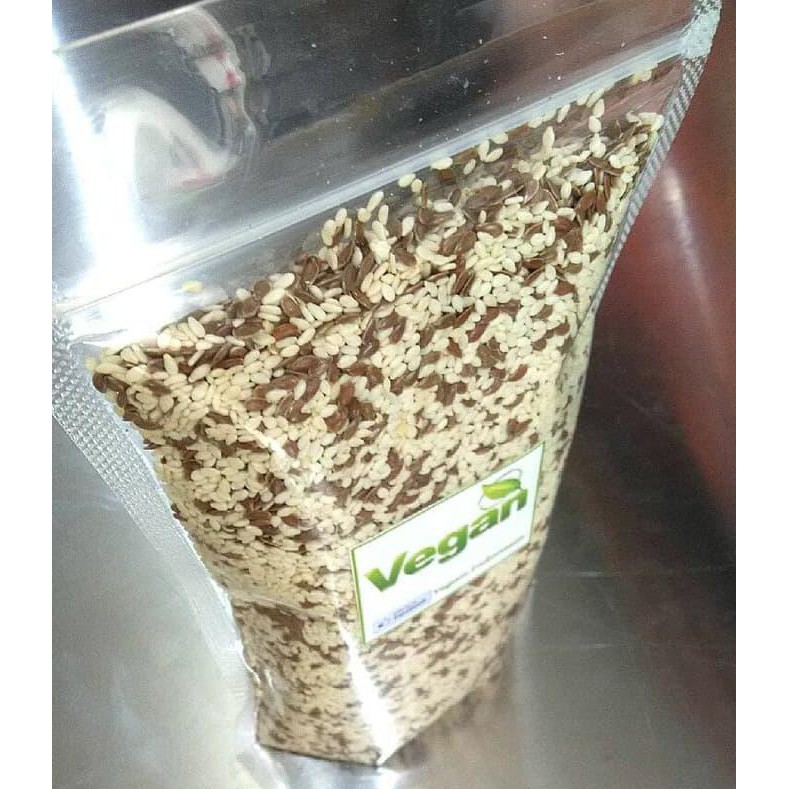 

Roasted Mixed seeds (flax and sesame seed) kaya omega3, kalsium, serat