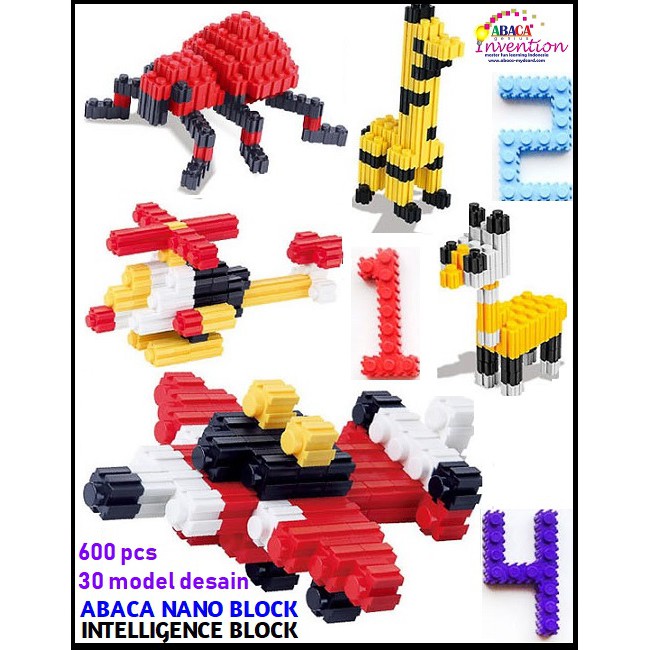 Mainan Edukasi Anak ABACA NANO BLOCK