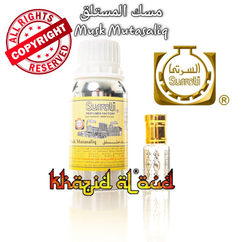 Khazid Al Oud - Parfum Musk Mutasaliq Surrati Original | Parfum Surrati Original