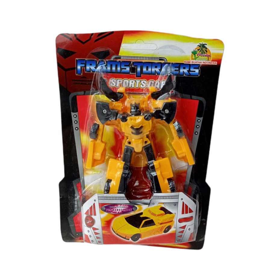 Mainan Laki Cowok Robot Transformer BUmblebee Mika Oct 8242-kado hadiah mainan robot robot murah