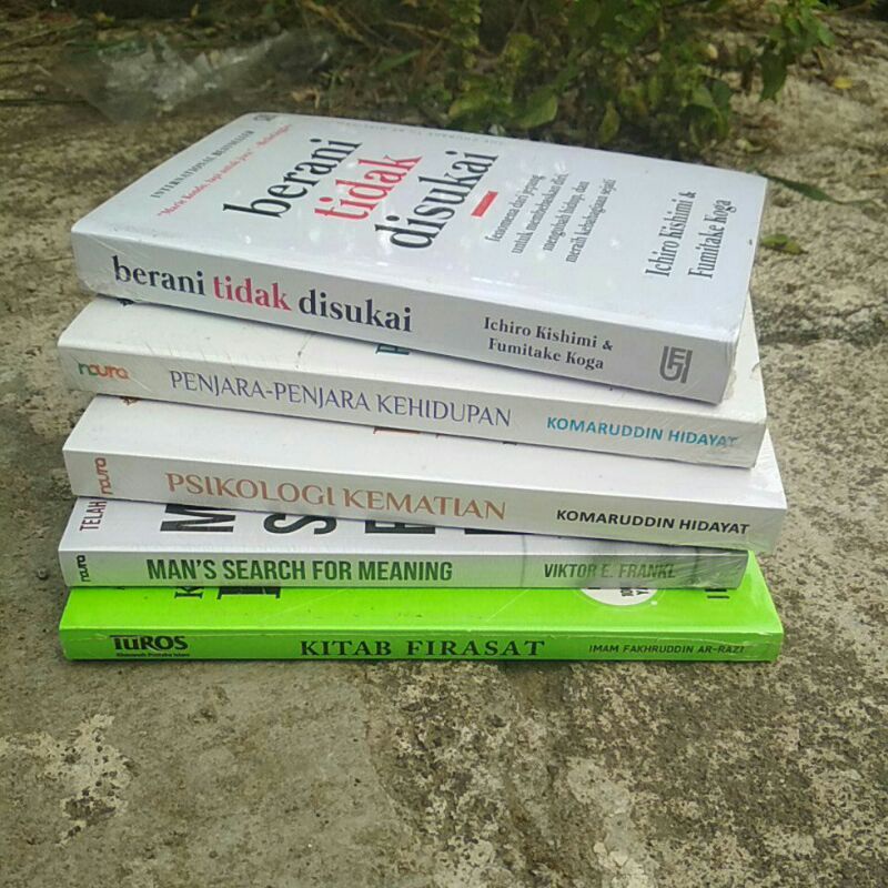 Berani tidak disukai Ichiro Mans search for meaning Viktor Frankl Kitab Firasat Fakhruddin Ar-razi p