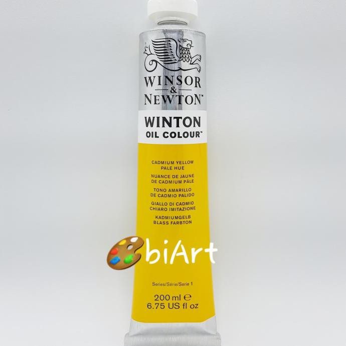 

TERLARIS CAT MINYAK WINTON OIL COLOUR 200 ML CADMIUM YELLOW PALE HUE PERALATAN MELUKIS ART SET