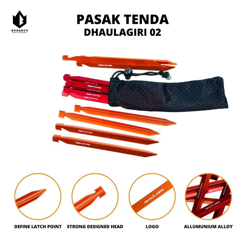 Pasak Tenda DH 02 Isi 1Pcs - Pasak Tenda