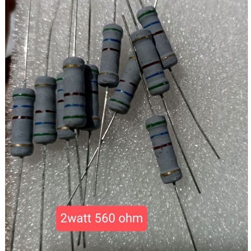 10PCS RESISTOR 2WATT 560 OHM 2W 560OHM 2 WATT 560 OHM 5℅