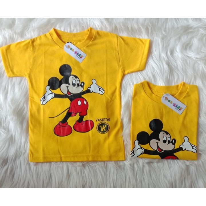 Kaos anak karakter Mickey mouse  kaos anak karakter laki laki dan perempuan mickey mouse