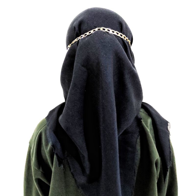 Konektor Masker Hijab Mask Connector Extender Premium Golden Big Chain Series