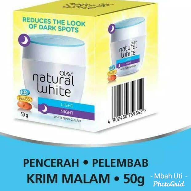 ✹ Olay Natural White Light Night Cream ☀