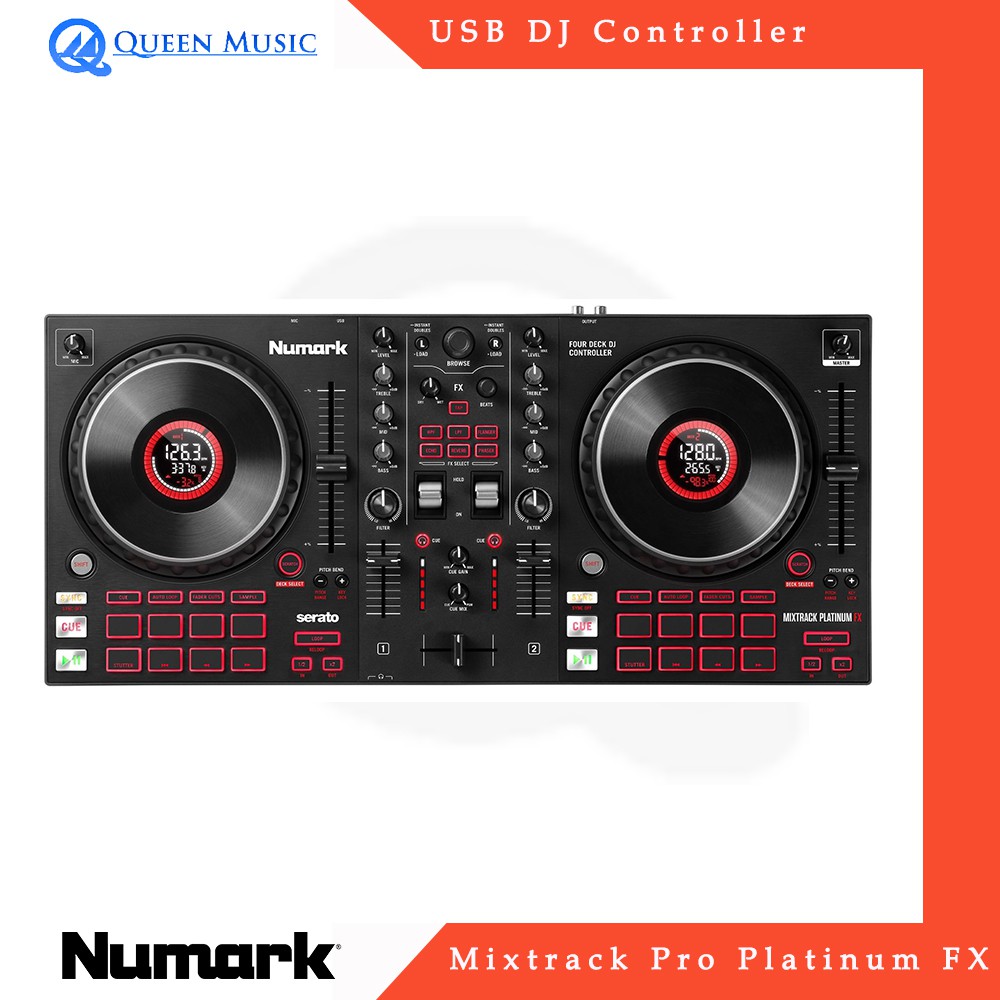 USB DJ Controller Numark Mixtrack Platinum FX