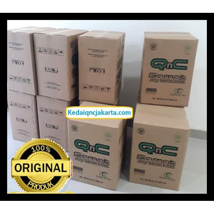 QNC JELLY GAMAT ORIGINAL 100% BUKAN JELLY GAMAT GOLD G / LUXOR