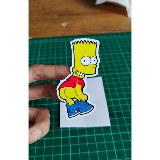 

stiker print simpson custom cutting stiker murah keren