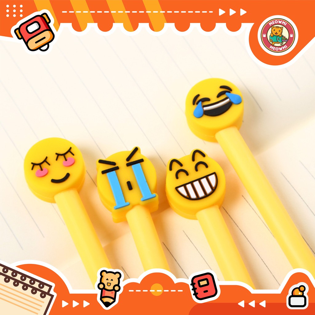 Bisa Cod Pena Emoji Kuning Pn0005 Shopee Indonesia