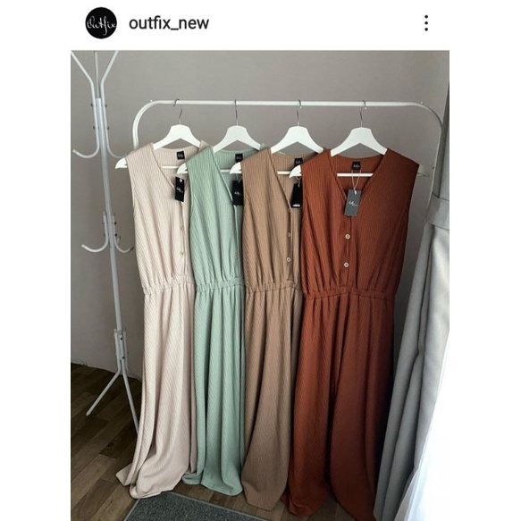 waffle cella overall by outfix ready latte
