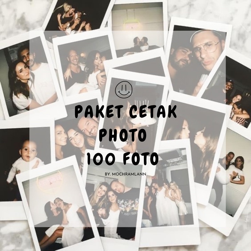 PAKET CETAK PHOTO 100 FOTO