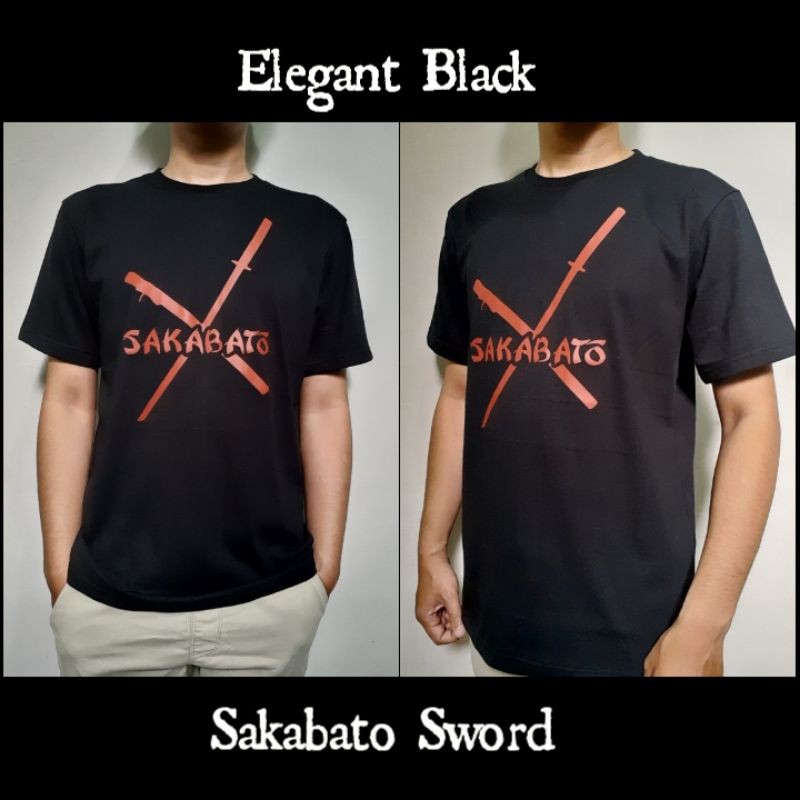 Kaos premium murah Sakabato Sword by Elegant Black