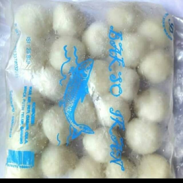 

Bakso ikan Polos tanpa isi 25 pcs per pack