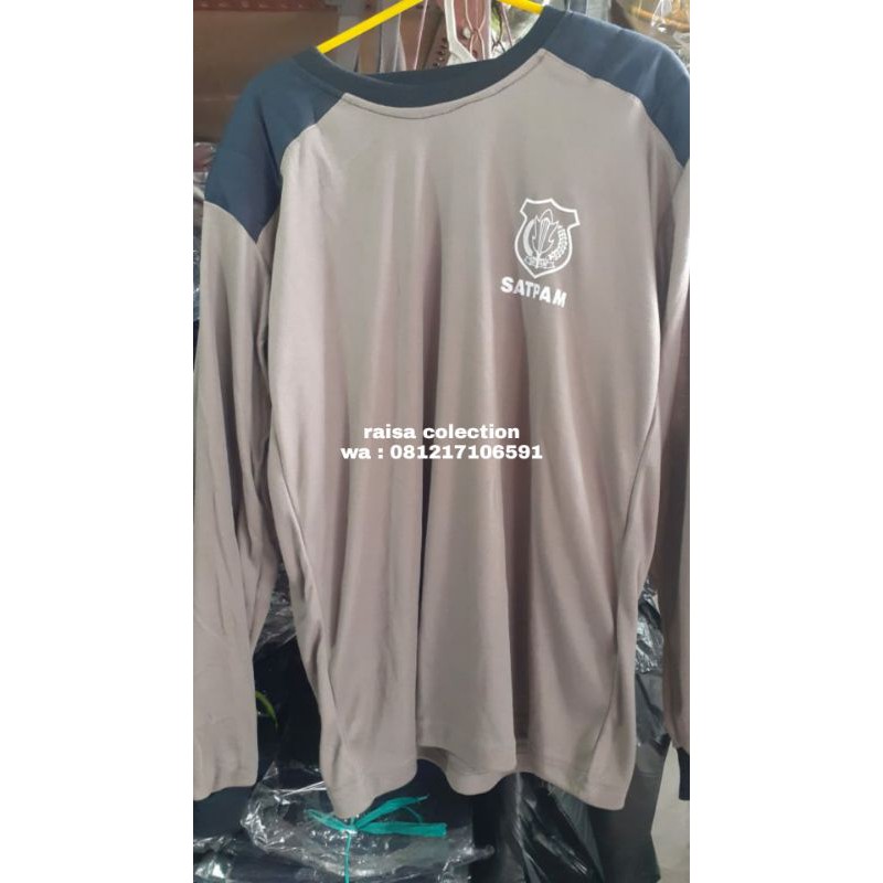 kaos security terbaru lengan panjang / kaos security lengan panjang / kaos satpam