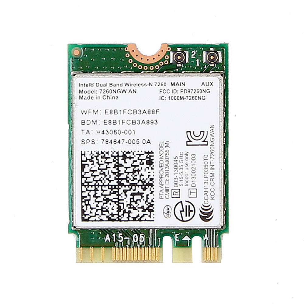 PREORDER Dual Band Wireless-N For Intel 7260NGW AN 7260 NGFF Wifi Bluetooth 4.0 Mini Wlan Card Suppo