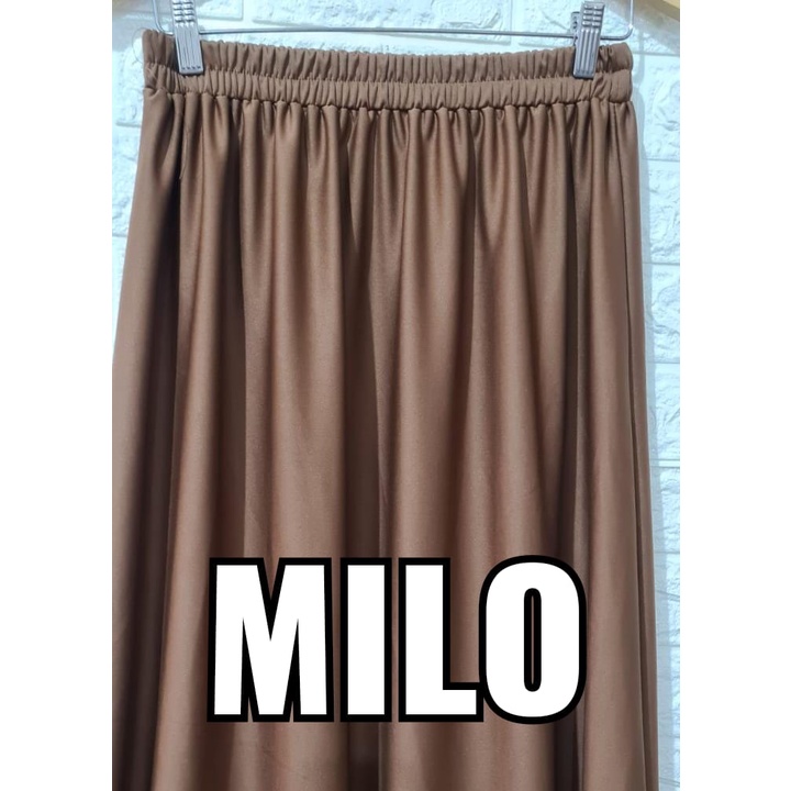 ROK KERJA WANITA POLOS BASIC ROK HYGET SUPER PREMIUM POLOS /ROK POLOS HYGET PREMIUM  / ROK BASIC HYGET PREMIUM-Milo