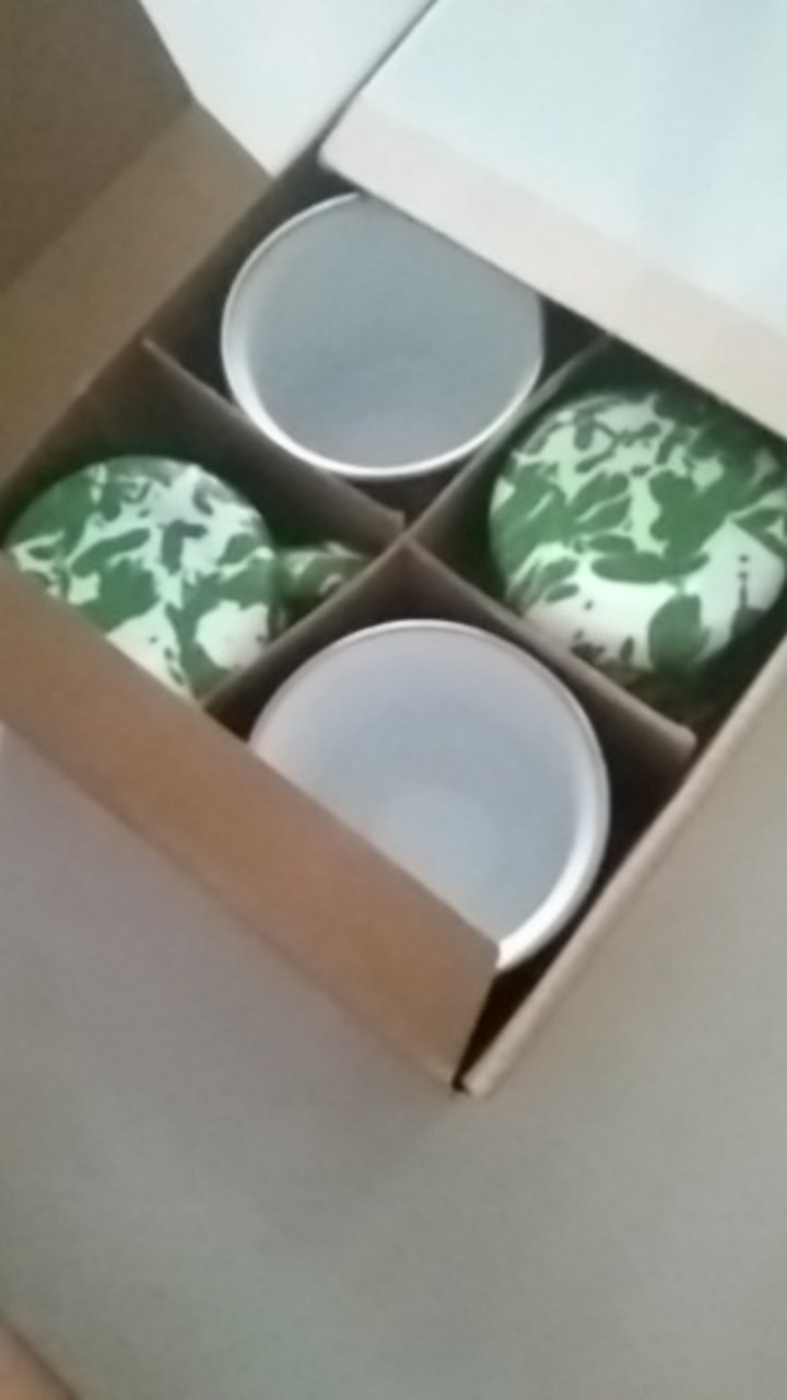 Set Teko Ekonomi +4 Mug D6 Blirik Hijau